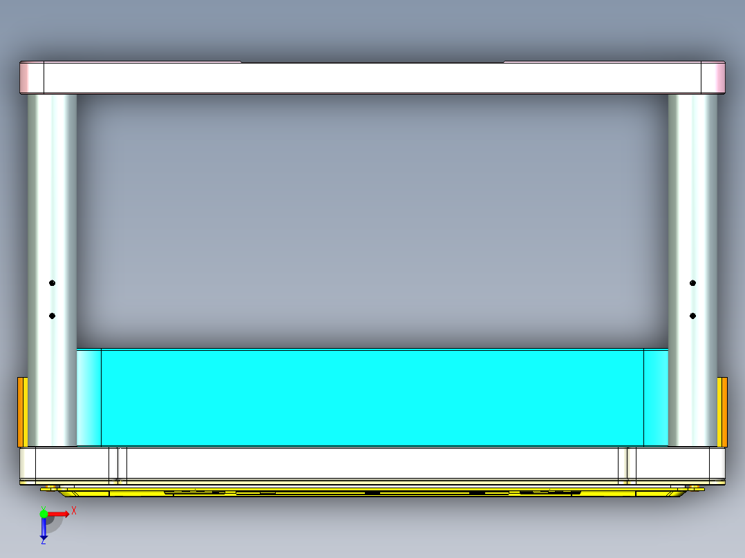 REACHER-A-笔记本CNC工装夹具三维模型cnc3-0426俯视图