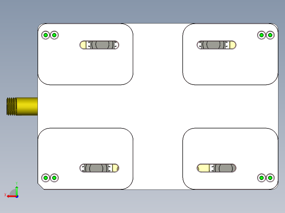 T300-A-笔记本CNC工装夹具三维模型CNC3后视图