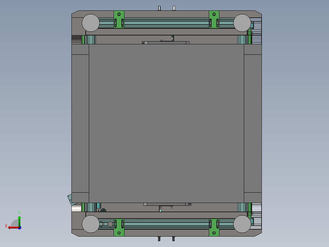 射频专机设备（sw18可编辑+工程图+bom）后视图