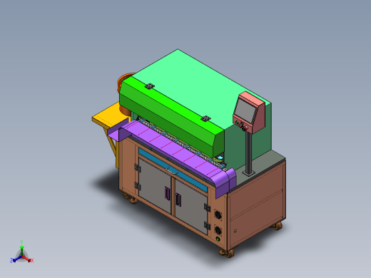 RJ45安防线连接器焊锡机sw18可编辑正等轴测缩略图
