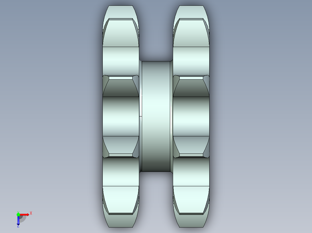 油漆桶外膜自动包装机ug10俯视图