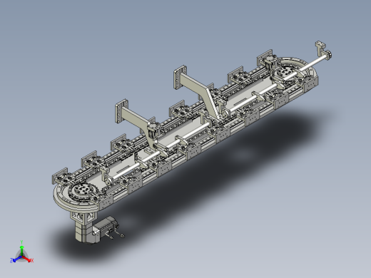 环形导轨输送线非标圆弧导轨生产线