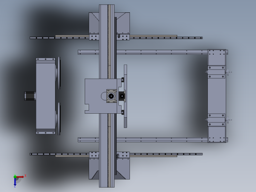9012双旋转轴雕刻机俯视缩略图