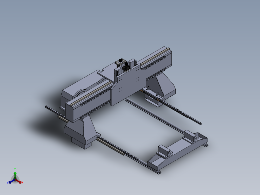 9012双旋转轴雕刻机正等轴测缩略图