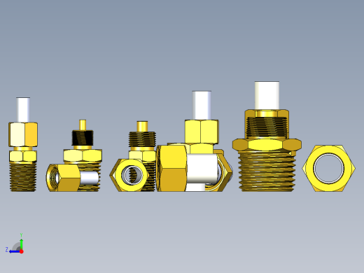 B3004575-气动液压连接软管 [misumi TCRH]接头右视缩略图