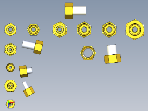 B3004575-气动液压连接软管 [misumi TCRH]接头俯视缩略图