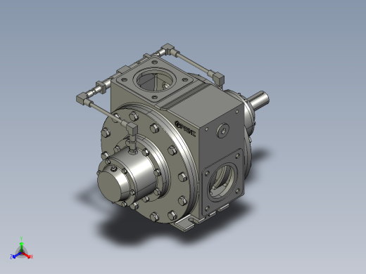 一款绞盘底座模型