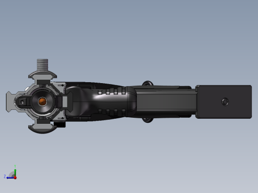 手枪左轮冲锋枪老式狙击步枪设计3D图纸762-rifle-1 2 SW UG X_T右视缩略图