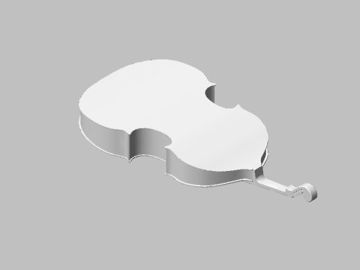 低音提琴 3D模型SolidWorks三维设计图缩略图
