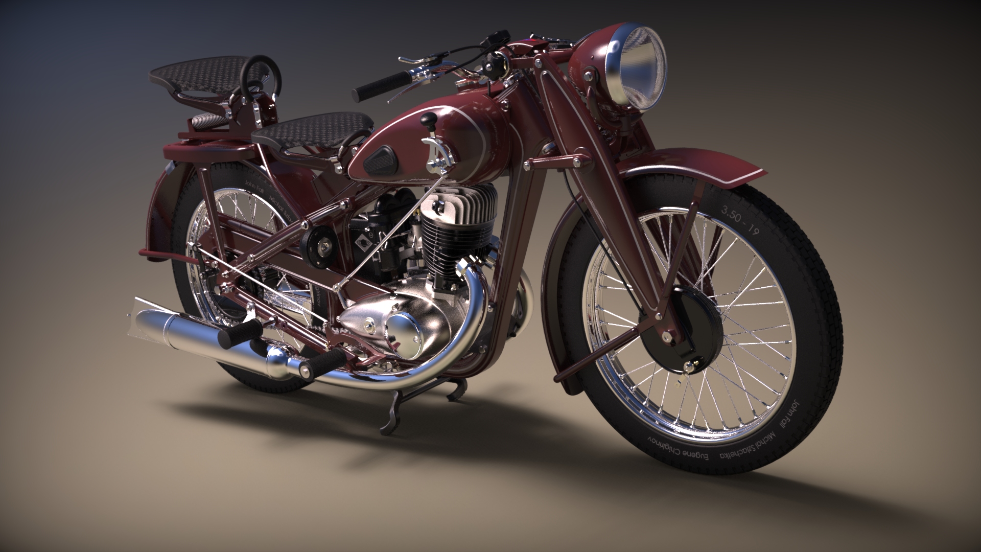 低音提琴 3D模型SolidWorks三维设计图