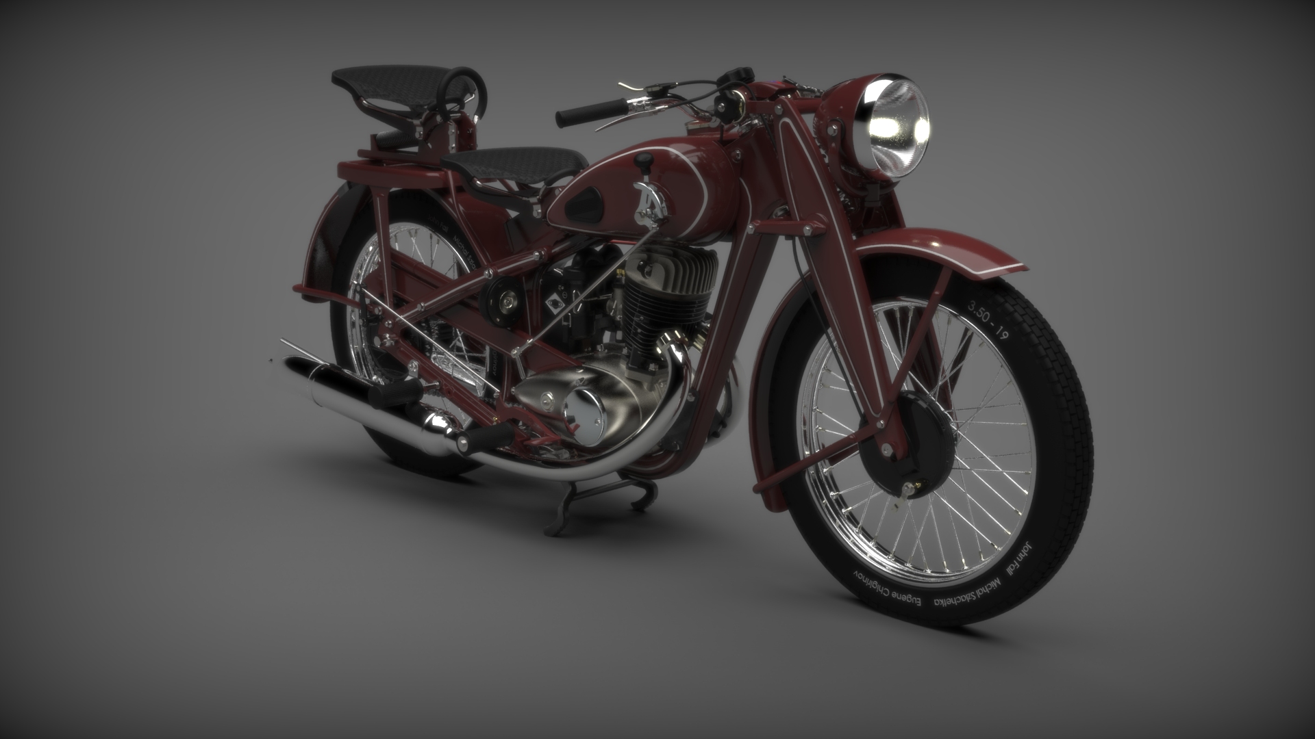 低音提琴 3D模型SolidWorks三维设计图