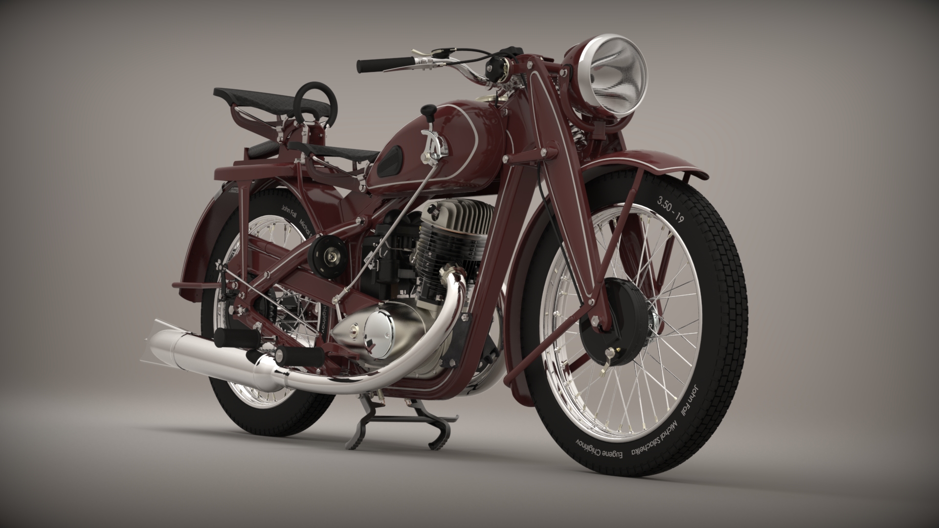 低音提琴 3D模型SolidWorks三维设计图