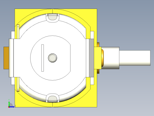 电动齿轮马达左视缩略图