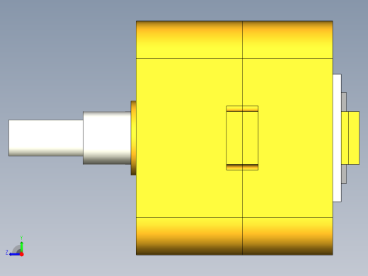 电动齿轮马达右视缩略图