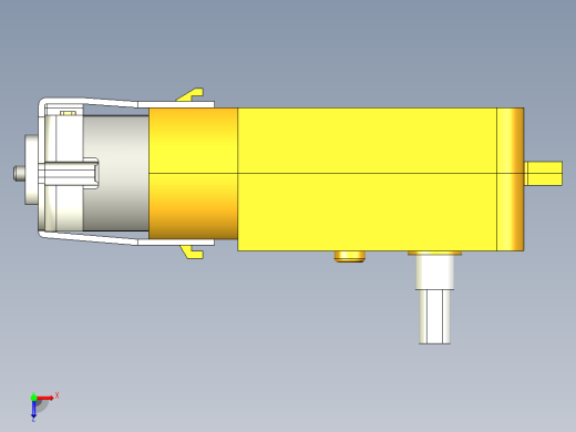电动齿轮马达俯视缩略图