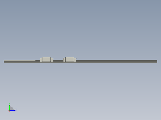 2017-HGH15CA滑轨组左视缩略图