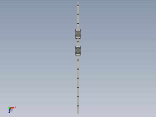 2017-HGH15CA滑轨组俯视缩略图