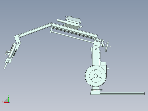 非标四轴焊接机械手设计后视缩略图