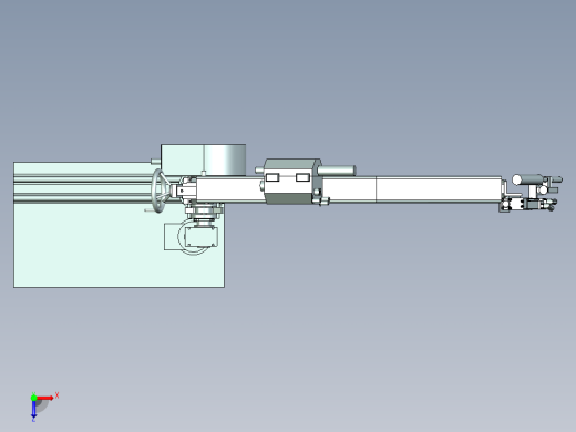 非标四轴焊接机械手设计俯视缩略图