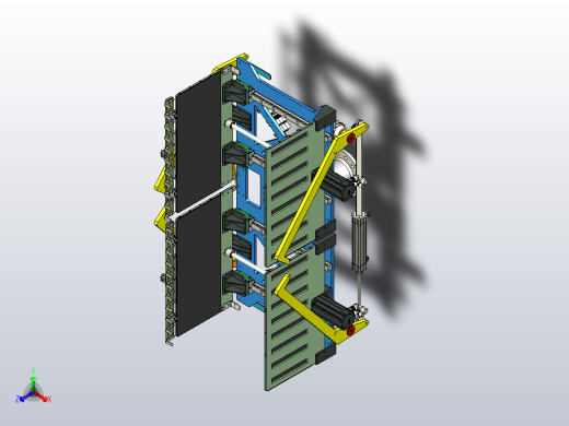 用于包装件的工业机器人码垛夹具