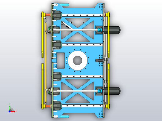 用于包装件的工业机器人码垛夹具前视缩略图