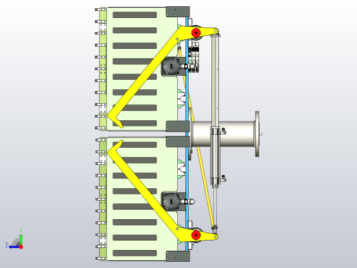 用于包装件的工业机器人码垛夹具右视缩略图