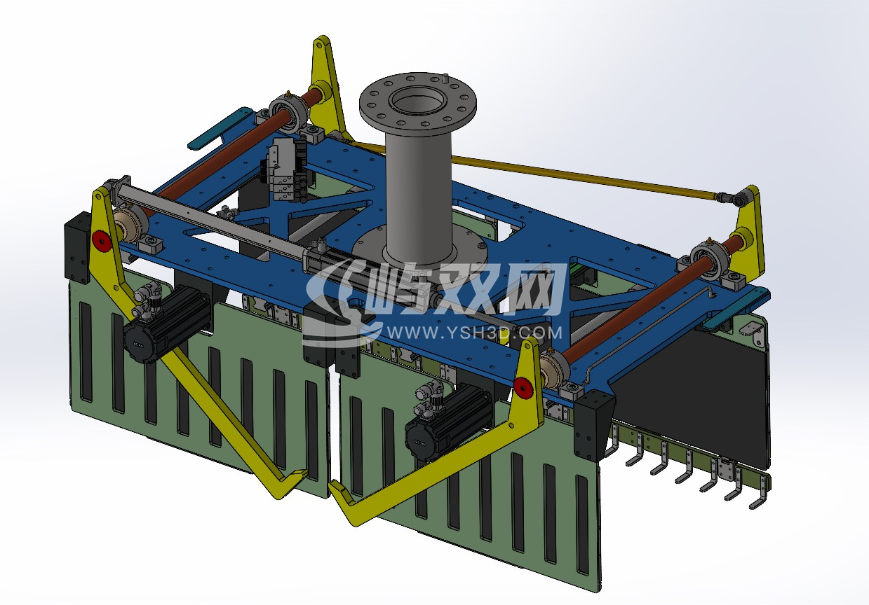 用于包装件的工业机器人码垛夹具