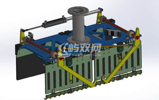 用于包装件的工业机器人码垛夹具缩略图