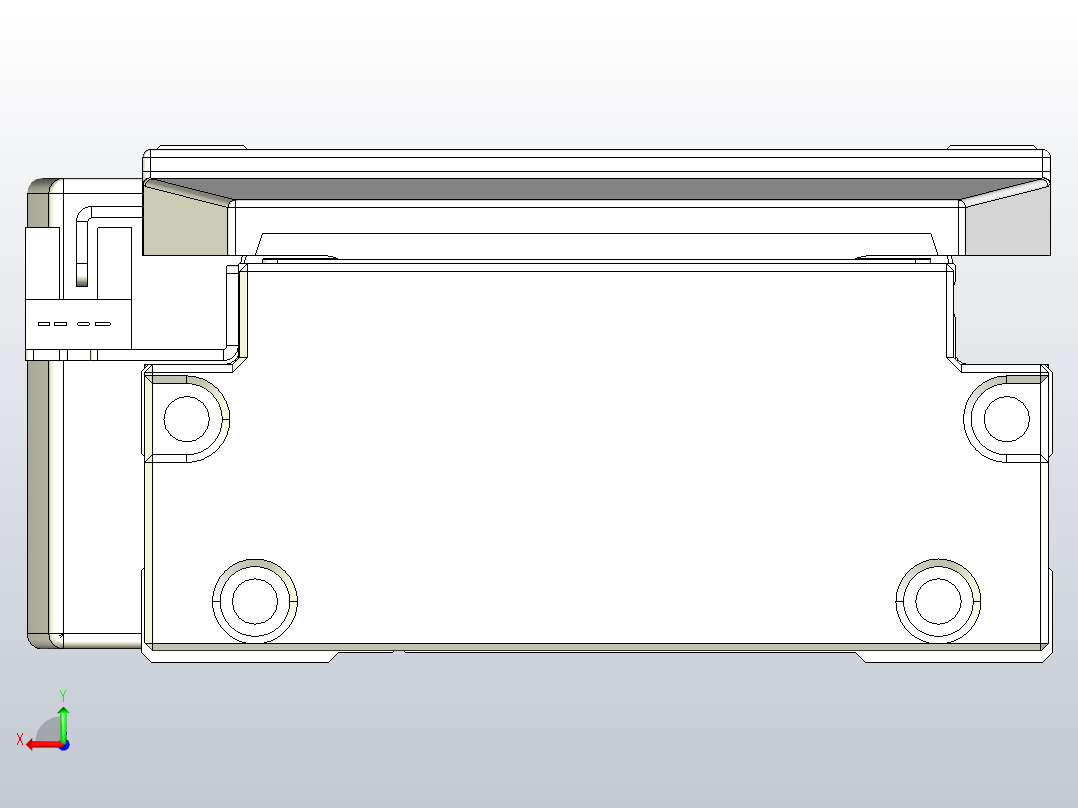 机器人皮带驱动直线轴TPA-GCB-120-P70-L850-QR-M20-N3后视图