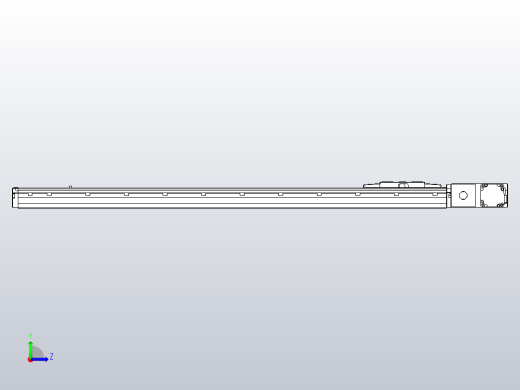 机器人皮带驱动直线轴TPA-GCB-120-P70-L850-QR-M20-N3左视缩略图