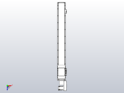 机器人皮带驱动直线轴TPA-GCB-120-P70-L850-QR-M20-N3俯视缩略图