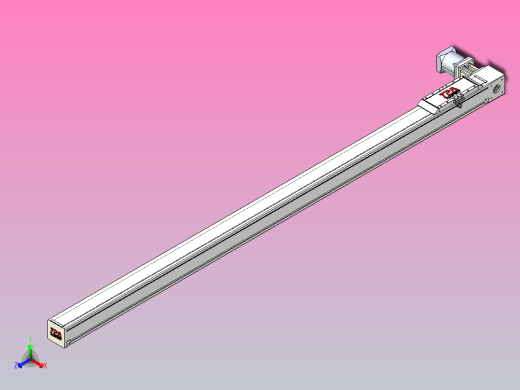 伺服电机集成皮带传动直线执行器TPA-OCB-100-192-L2050-DR-J90-N3正等轴测缩略图