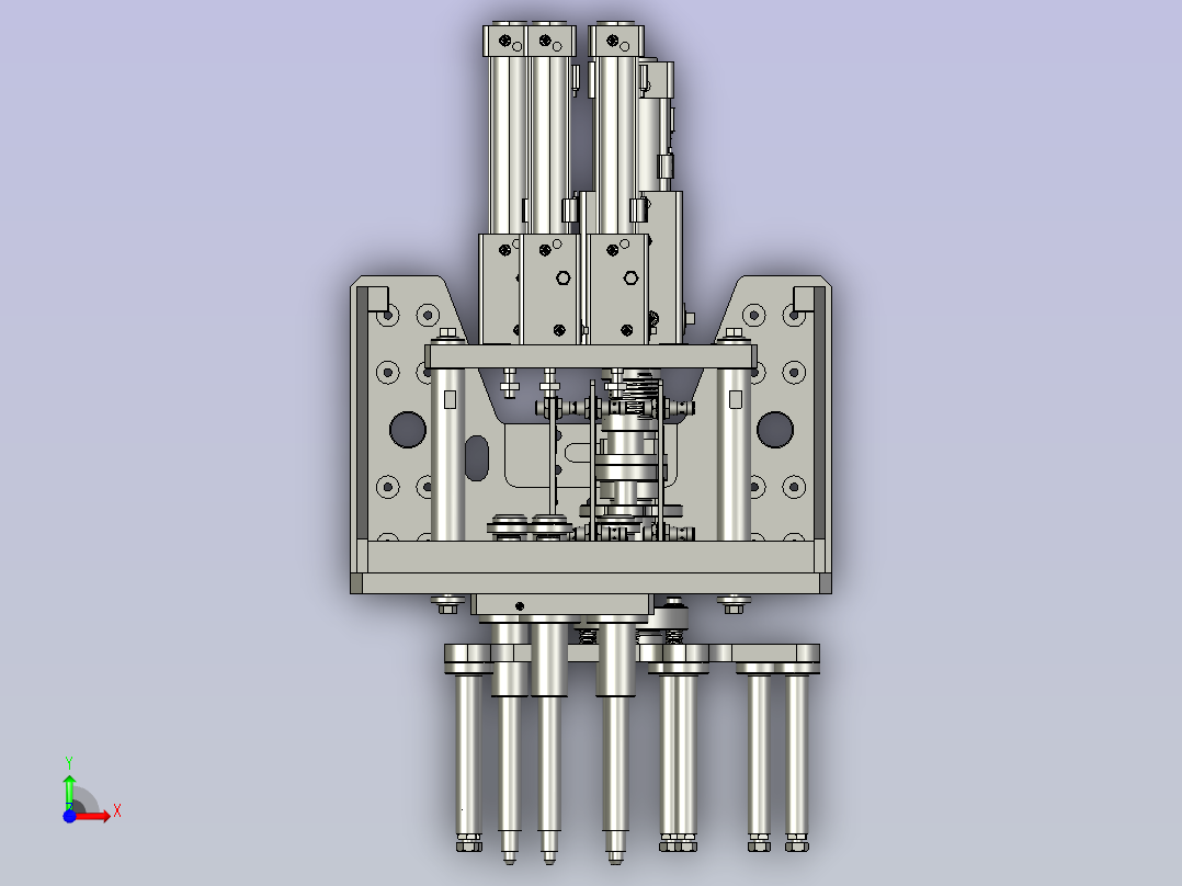 OP130C13AO000003上料抓手组件前视图