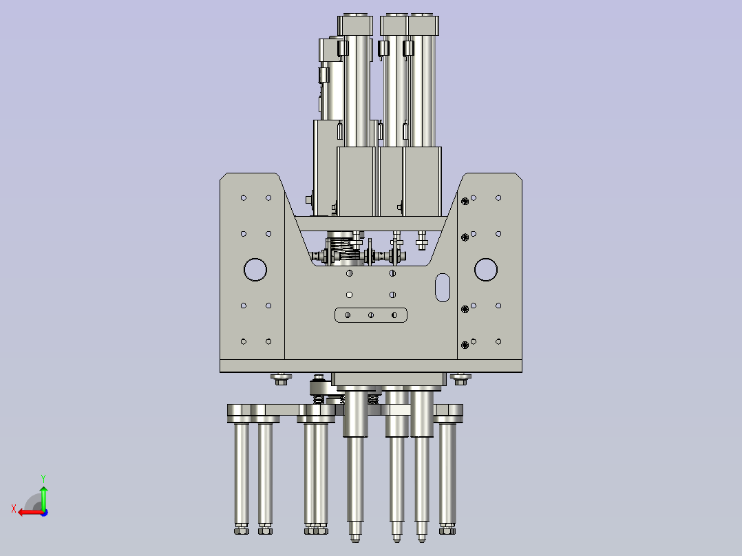 OP130C13AO000003上料抓手组件后视图