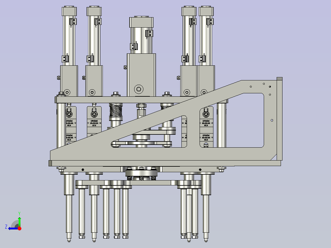 OP130C13AO000003上料抓手组件右视图