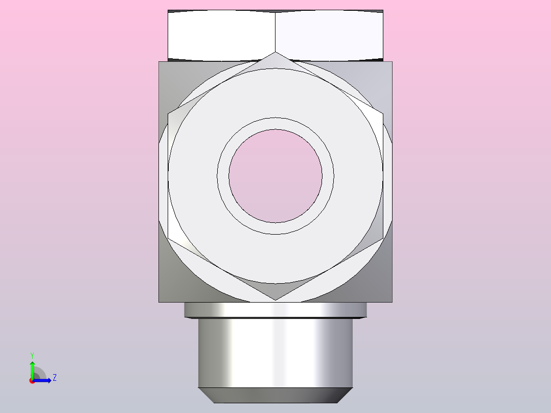 高压班卓琴三通TH25ZSM71左视图