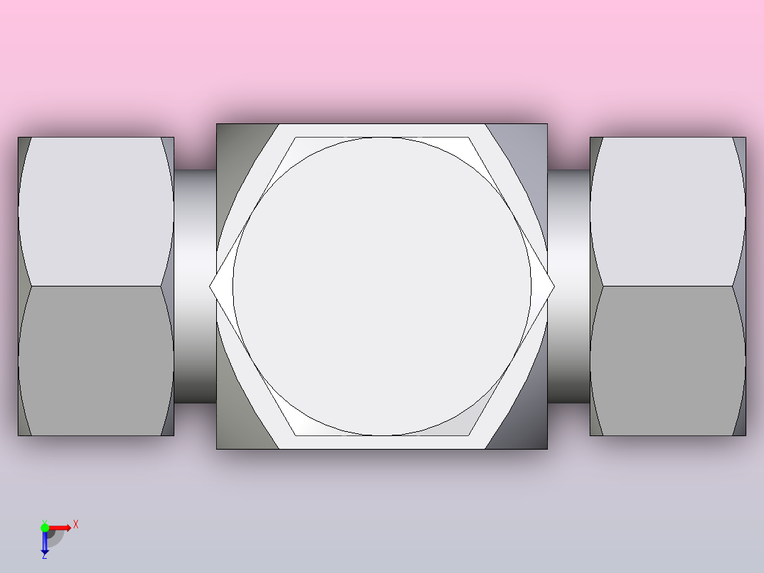 高压班卓琴三通TH25ZSM71俯视图