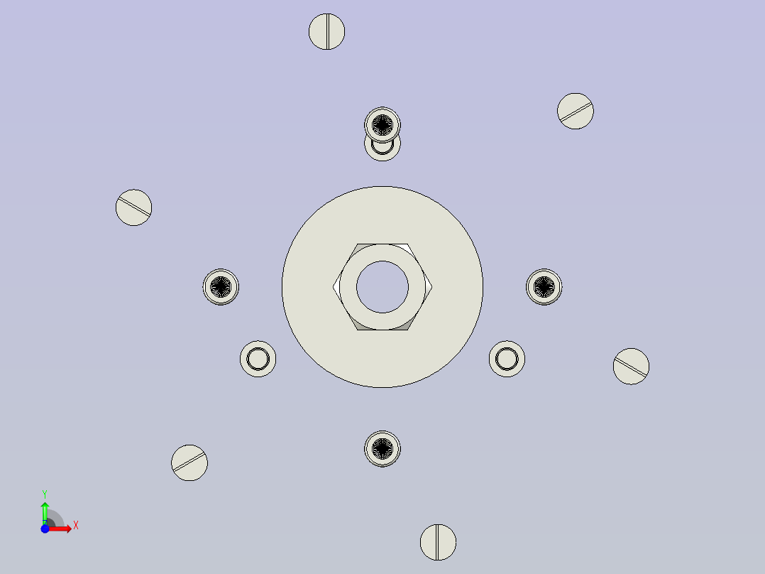 连接座的钻6Xφ7孔夹具设计及加工工艺装备含开题、NX三维及非标9张CAD图前视图