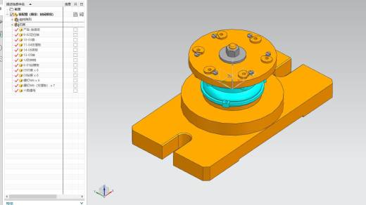 连接座的钻6Xφ7孔夹具设计及加工工艺装备含开题、NX三维及非标9张CAD图缩略图