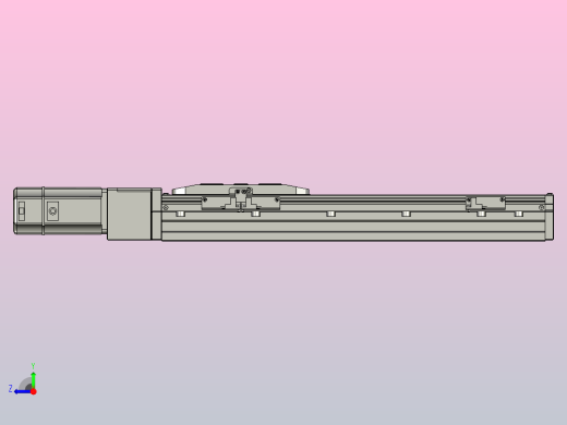 DZ120-300-MS 120型 导轨内嵌式直线模组滑台 适配400W马达直连右视缩略图