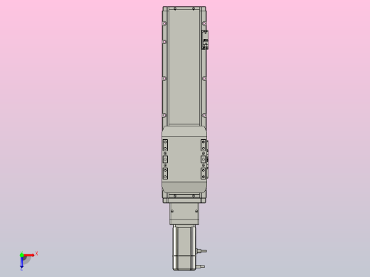 DZ120-300-MS 120型 导轨内嵌式直线模组滑台 适配400W马达直连俯视缩略图