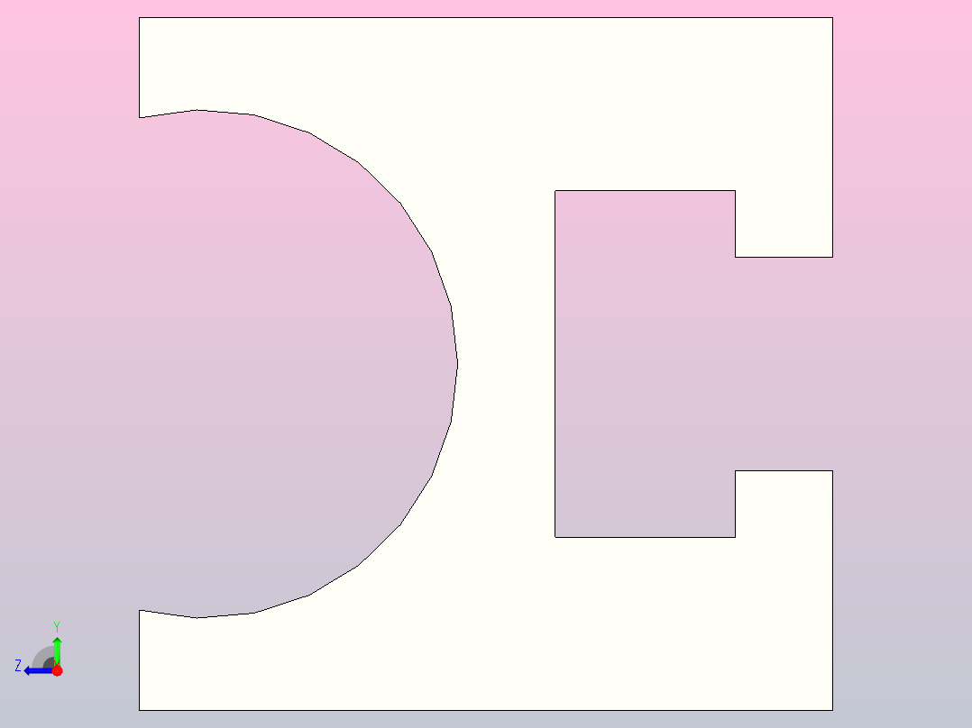 PD-6-D-C1螺旋导轨铝型材右视图