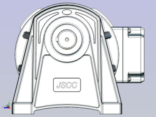 JSCC变频减速电机 f750h01-R右视缩略图