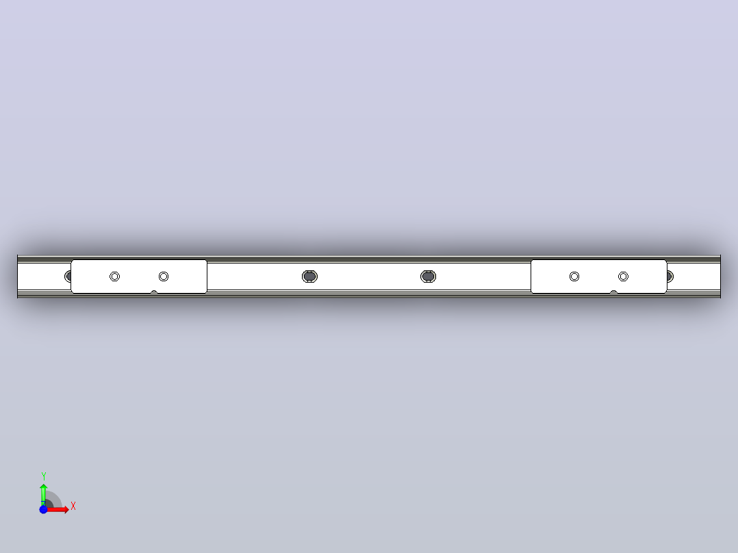 GN 1490-29-474-B3-0-GN1490直线导轨系统前视图