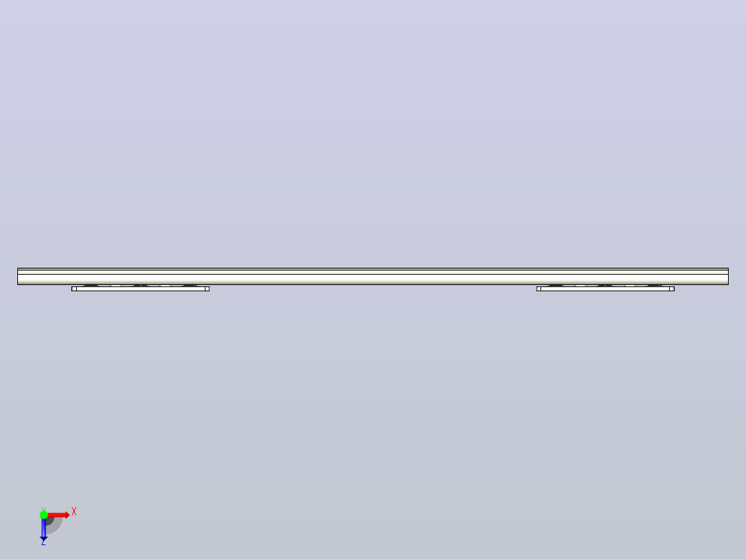 GN 1490-29-474-B3-0-GN1490直线导轨系统俯视图