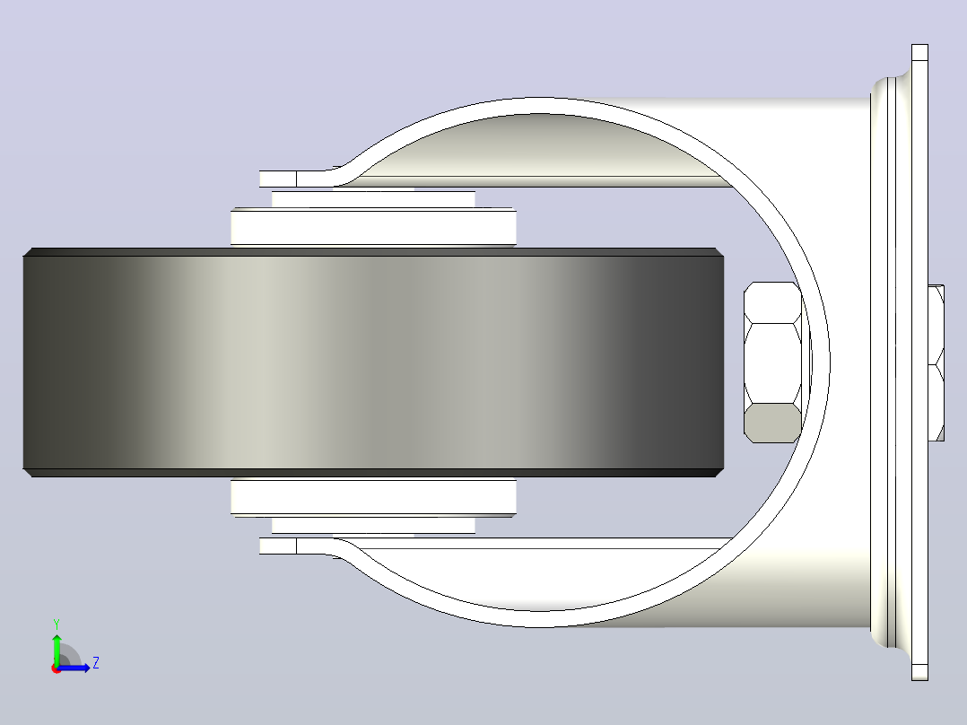 23 叉车inventor STP IGS左视图
