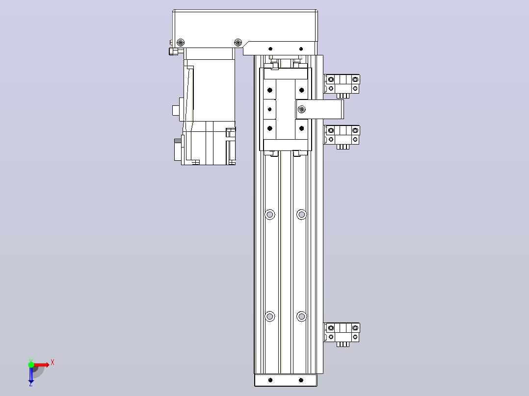 钢基模组TPA-KSR-5002C-250A1-ML-H1S1俯视图