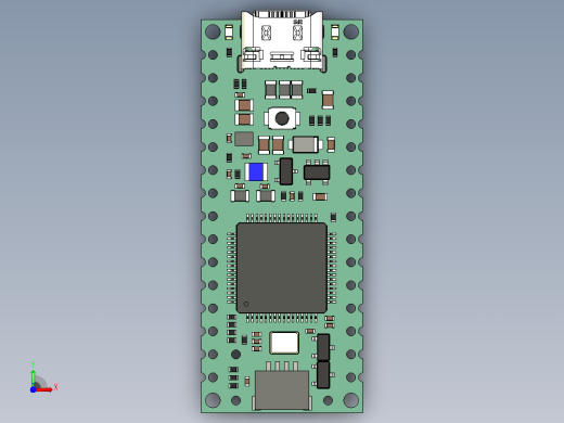 Arduino Nano R4 - 3D模式前视缩略图