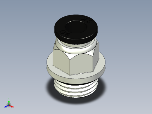 直通接头气管快插接头连接器RETO P TUBO 6MM (MACHO BSP 1-4-19)