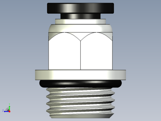 直通接头气管快插接头连接器RETO P TUBO 6MM (MACHO BSP 1-4-19)右视缩略图
